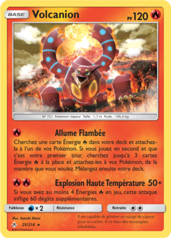 Volcanion (Soleil et Lune Alliance Infaillible 25)