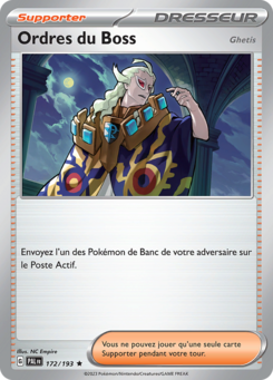 Ordres du Boss (Écarlate et Violet Évolutions à Paldea 172)