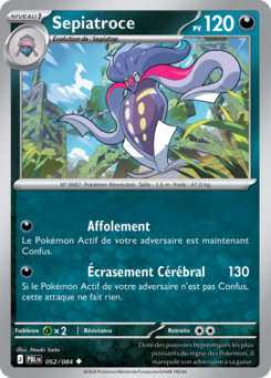 Sepiatroce (Méga-Évolution Nuit Noire 052)