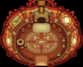 Base intérieure rouge En fin d'aventure