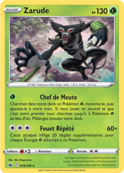 Zarude (Épée et Bouclier Règne de Glace 019)