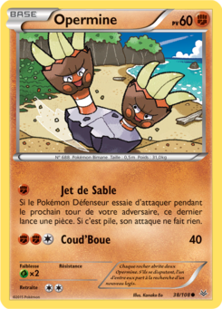 Opermine (XY Ciel Rugissant 38)