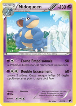Nidoqueen (Noir & Blanc Glaciation Plasma 42)