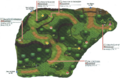 Plan de la Route 4 dans Pokémon Ultra-Soleil et Ultra-Lune.