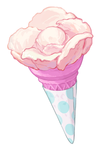 Fichier:Sprite Glace pétales de fleur dans un cône EV.png