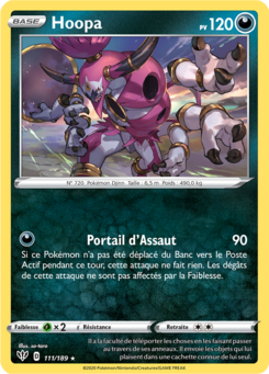 Hoopa (Épée et Bouclier Ténèbres Embrasées 111)