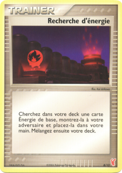 Recherche d'énergie (EX Kit Dresseur 2 Posipi 8)