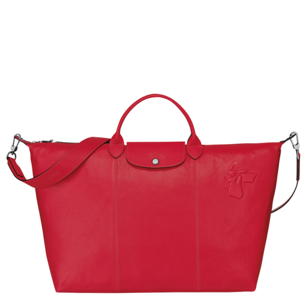 Fichier:Longchamp Sac de voyage rouge avant.png
