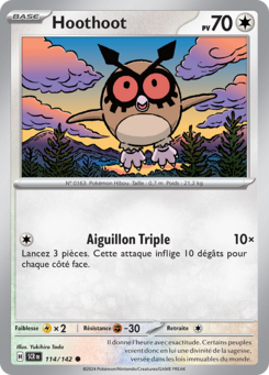Hoothoot (Écarlate et Violet Couronne Stellaire 114)