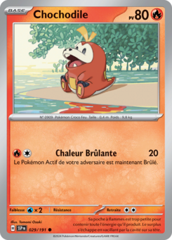 Chochodile (Écarlate et Violet Étincelles Déferlantes 029)