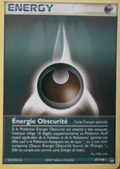 Énergie Obscurité (EX Gardiens du Pouvoir 87)