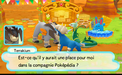 Terrakium veut rejoindre l'équipe.