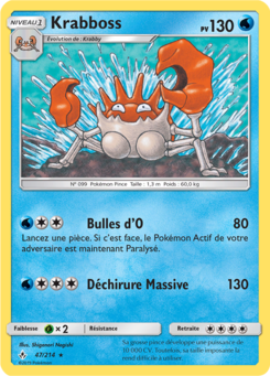 Krabboss (Soleil et Lune Alliance Infaillible 47)