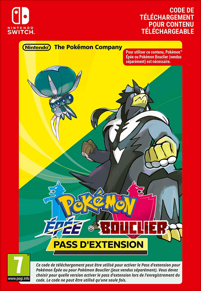 Fichier:Jaquette du Pass d'extension pour Pokémon Épée et Bouclier (code recto).png