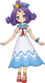 La tenue estivale de Margie dans Pokémon Masters EX.