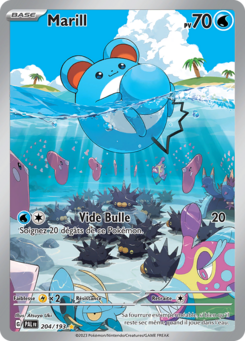 Marill (Écarlate et Violet Évolutions à Paldea 204)