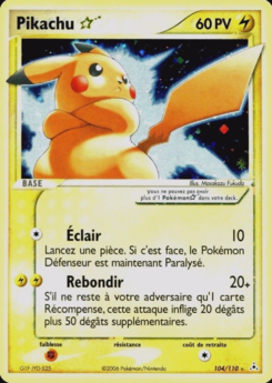 Pikachu ☆ (EX Fantômes Holon 104)