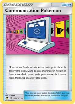 Communication Pokémon (Soleil et Lune Duo de Choc 152b)