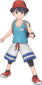 La tenue « Ultra » d'Elio dans Pokémon Masters EX.
