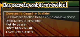 Les Lettres Miracle énoncées par le site officiel pour Pokémon Donjon Mystère : Explorateurs du Temps et de l'Ombre