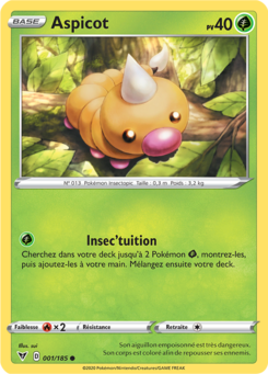 Aspicot (Épée et Bouclier Voltage Éclatant 001)