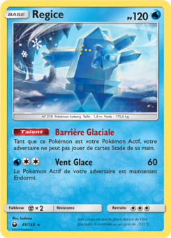 Regice (Soleil et Lune Tempête Céleste 45)