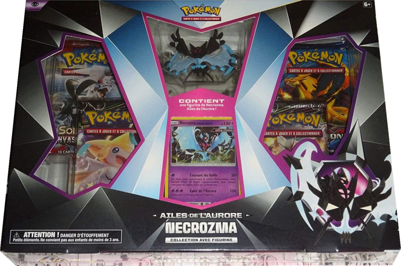 Fichier:Collection avec figurine Necrozma Ailes de l'Aurore.png