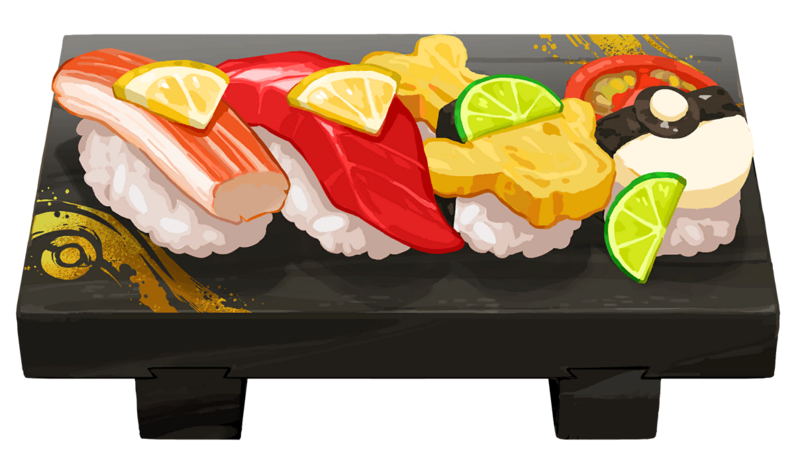 Fichier:Sprite Assortiment de quatre sushis - Aki EV.png