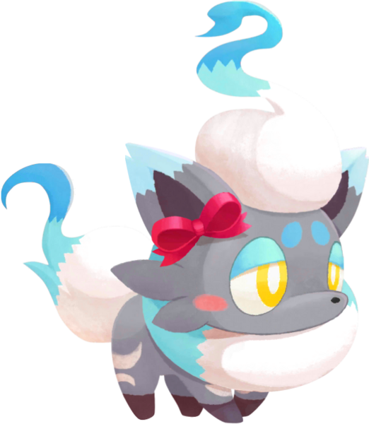 Fichier:Zorua de Hisui chromatique (Déguisement festif) (3)-CM.png