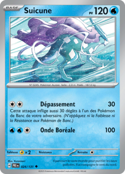 Suicune (Écarlate et Violet Évolutions Prismatiques 024)