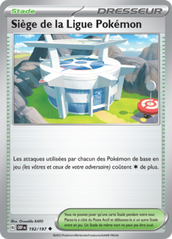 Siège de la Ligue Pokémon (Écarlate et Violet Flammes Obsidiennes 192)