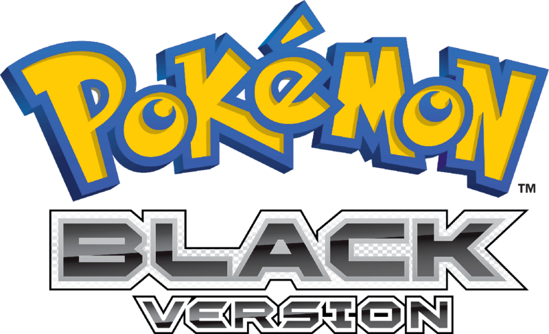 Fichier:Logo Pokémon Noir (anglais).png