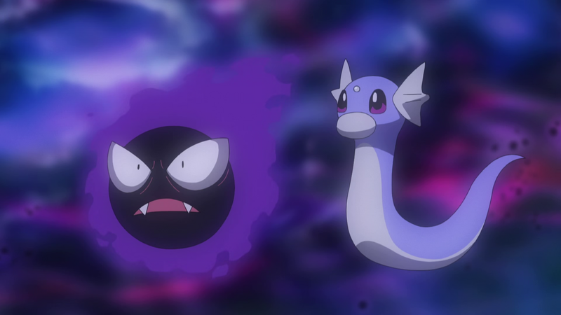 Fichier:LV090 - Fantominus et Minidraco de Sacha.png