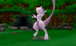 Mewtwo met au défi le joueur.