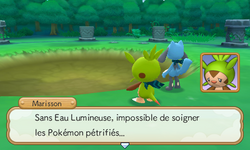 …mais la source d'Eau Lumineuse a été complètement asséchée.