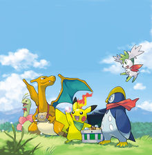 Dracaufeu sur la boîte de Pokémon Donjon Mystère : Explorateurs du Ciel