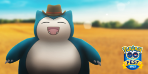Pokémon GO Fest 2023 (Ronflex coiffé d'un chapeau de Cowboy) - GO.png
