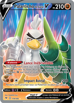 Palarticho de Galar-V (Épée et Bouclier Voltage Éclatant 174)