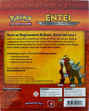 Collection avec pin's Entei Verso.png