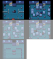 L'intérieur de la Tour Perdue dans Pokémon Platine.