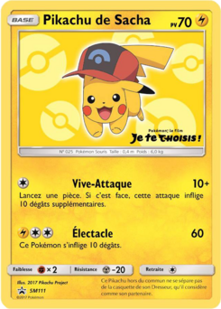 Pikachu de Sacha (Promo SM 111)