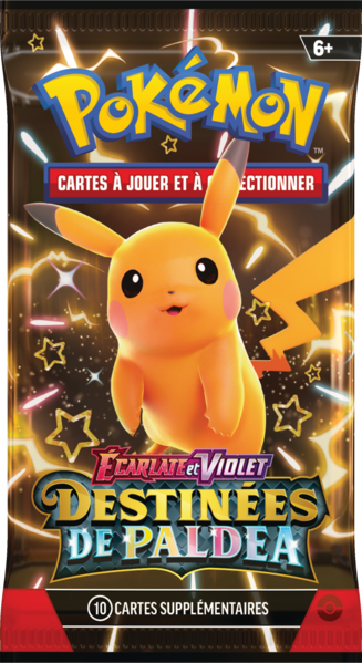 Fichier:Booster Écarlate et Violet Destinées de Paldea Pikachu.png