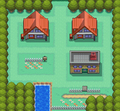 Bourg Palette dans Pokémon Or HeartGold et Argent SoulSilver.