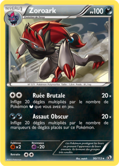 Zoroark (Noir & Blanc Trésors Légendaires 90)