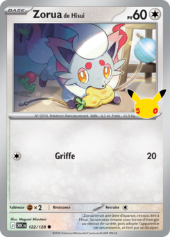 Zorua de Hisui (30e Anniversaire 122)