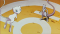 Mewtwo et Mew dans Pokémon : Le film.