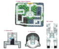 Plan du Paradis Æther à la première visite dans Pokémon Soleil et Lune.