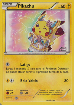 Pikachu (Pokémon Art Academy Competition, Lily-Chan)