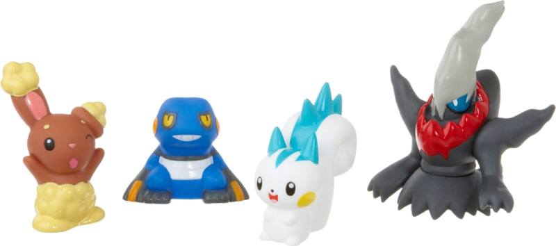 Fichier:Mega Collection - Darkrai, Laporeille, Cradopaud et Pachirisu.png