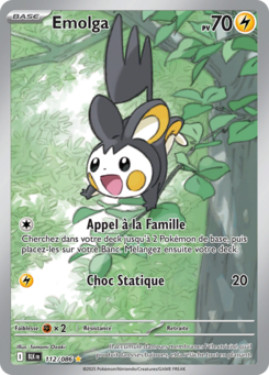 Emolga (Écarlate et Violet Foudre Noire 112)